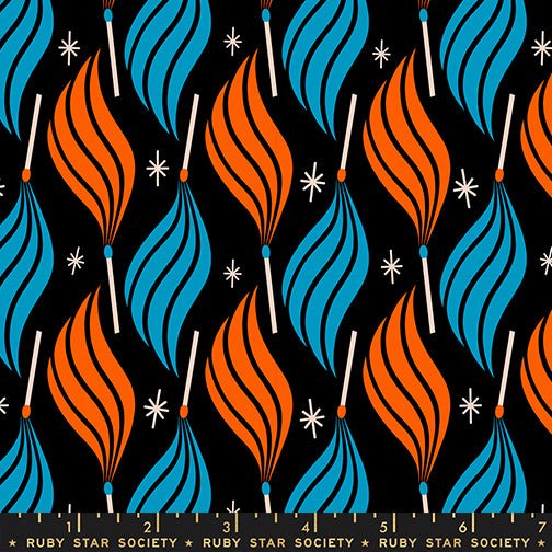 PRE - Order Trinketry by Melody Miller - RS 0113 17 - Black - Half Yard - February 2026 - Modern Fabric Shoppe