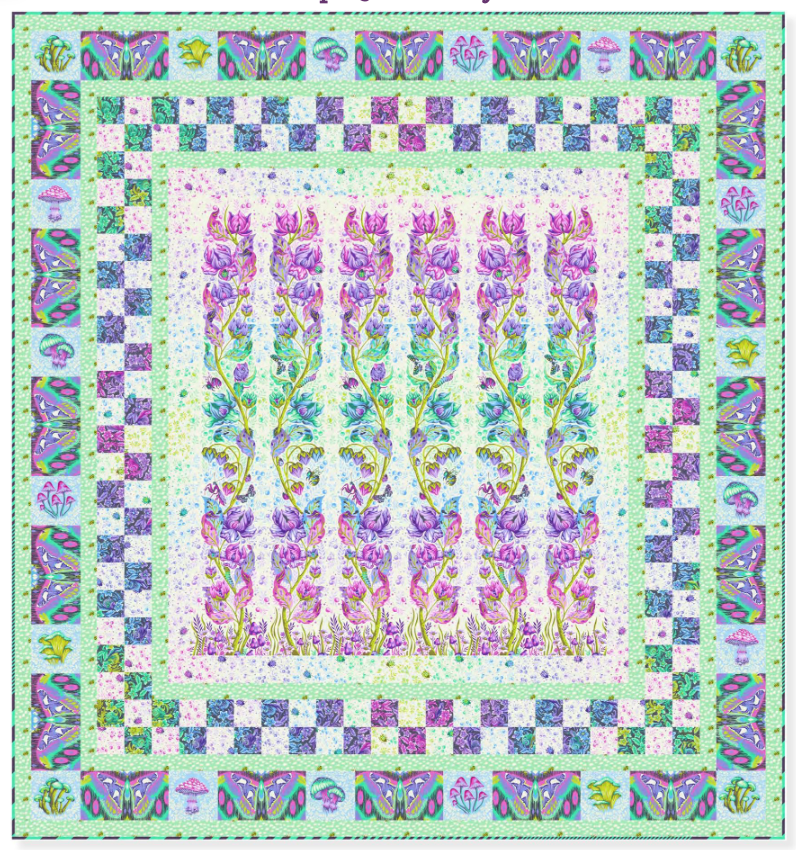 PRE-ORDER Tula Pink- Down to Earth- Glow Up-Daybreak Quilt Kit- March 2027 - Modern Fabric Shoppe