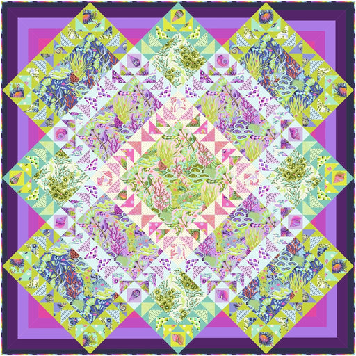 PRE - ORDER Tula Pink - Floral Reef - Coastal Currents Quilt Kit - April 2026 - Modern Fabric Shoppe