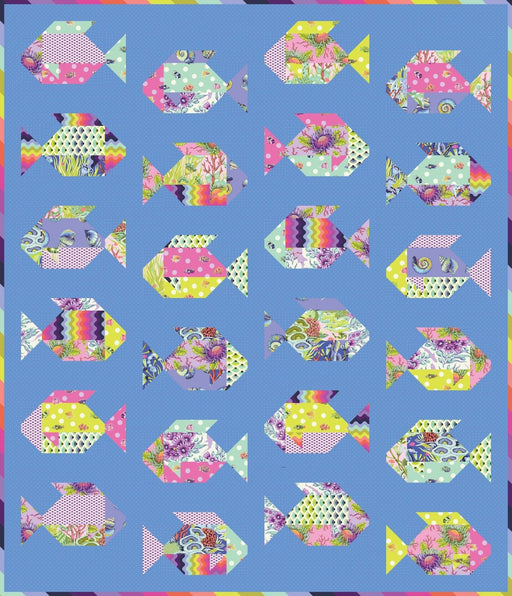 PRE - ORDER Tula Pink - Floral Reef - Fish Quilt Kit - April 2026 - Modern Fabric Shoppe