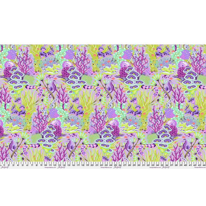 PRE - Order Tula Pink Floral Reef - Reef What You Sew PWTP264.ULTRAVIOLET - Half Yard - April 2026 - Modern Fabric Shoppe
