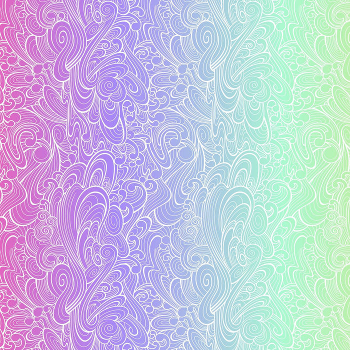 PRE - Order Tula Pink Floral Reef - Riptide PWTP270.DEEPDIVE - Half Yard - April 2026 - Modern Fabric Shoppe