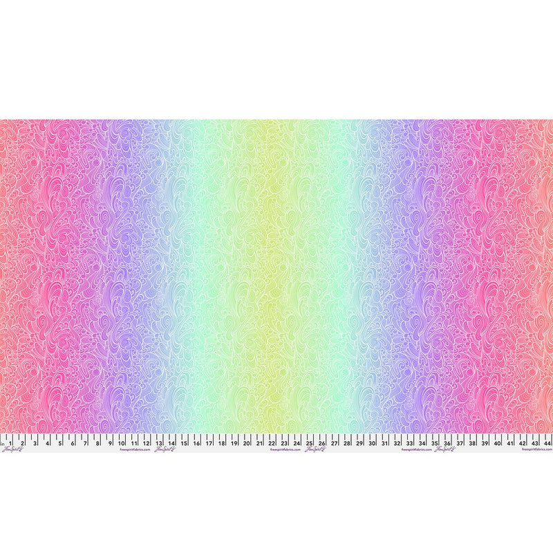 PRE - Order Tula Pink Floral Reef - Riptide PWTP270.DEEPDIVE - Half Yard - April 2026 - Modern Fabric Shoppe