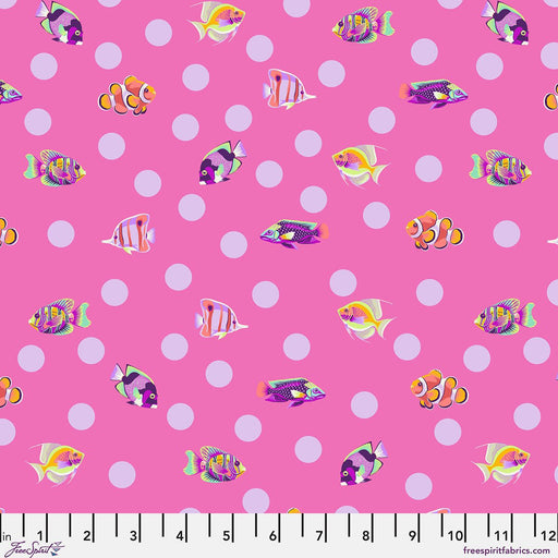 PRE - Order Tula Pink Floral Reef - School Crossing PWTP268.DELPHINE - Half Yard - April 2026 - Modern Fabric Shoppe
