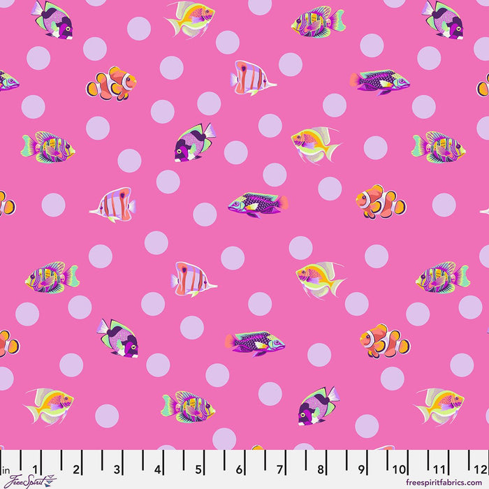 PRE - Order Tula Pink Floral Reef - School Crossing PWTP268.DELPHINE - Half Yard - April 2026 - Modern Fabric Shoppe