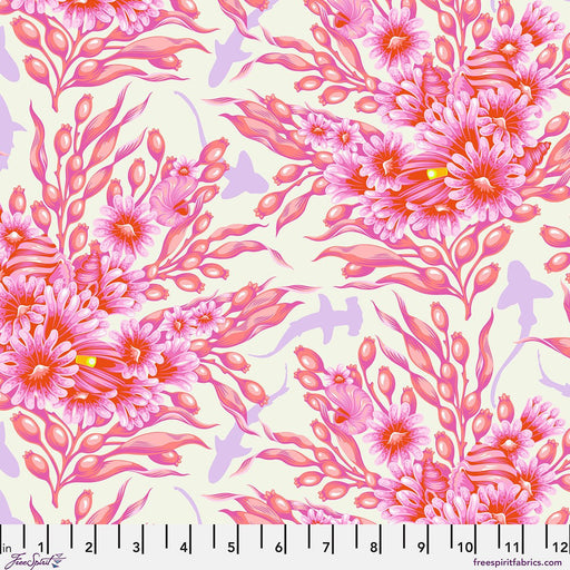 PRE - Order Tula Pink Floral Reef - Shadow Sharks PWTP267.DELPHINE - Half Yard - April 2026 - Modern Fabric Shoppe