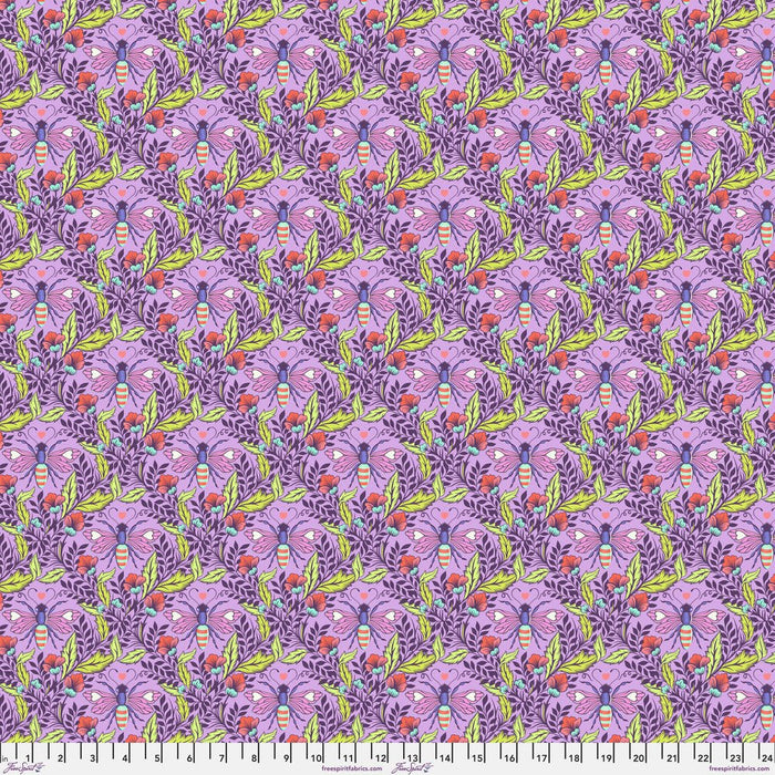 PRE - ORDER Tula Pink Full Moon Forest II - Shake your Honey Maker PWTP248.BLOSSOM - Half Yard - April 2025 - Modern Fabric Shoppe