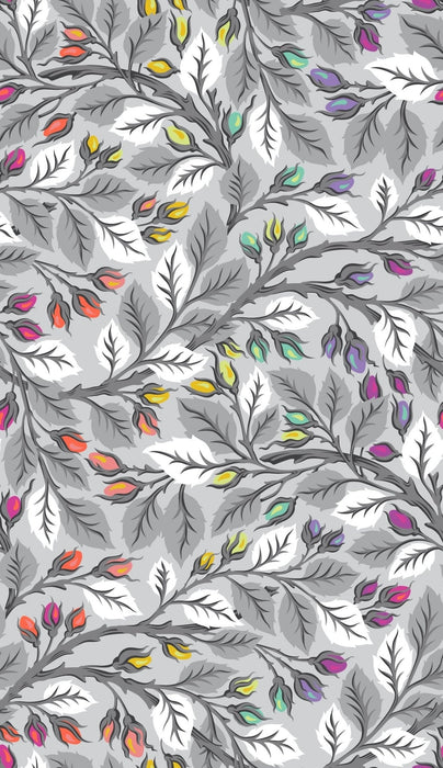 PRE - Order Tula Pink Graywork - 108" Wide Back - Best Buds QBTP019.FOG - Half Yard - October 2025 - Modern Fabric Shoppe