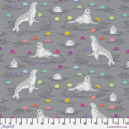 PRE - Order Tula Pink Graywork - Seal the Deal PWTP259.SHADOW - Half Yard - October 2025 - Modern Fabric Shoppe