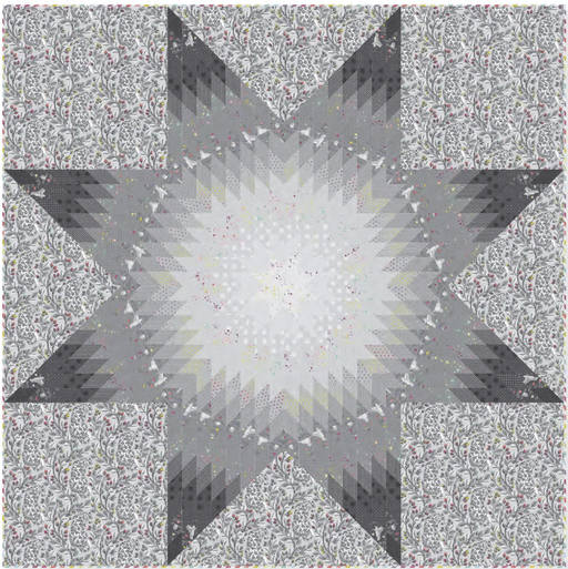 PRE - ORDER Tula Pink - Graywork - Shadow Star Quilt Kit - October 2025 - Modern Fabric Shoppe