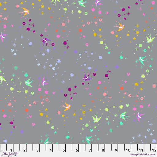PRE - Order Tula Pink Graywork True Color - Fairy Dust PWTP133.SHADOW - Half Yard - October 2025 - Modern Fabric Shoppe