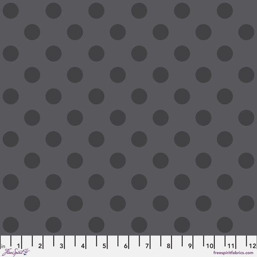 PRE - Order Tula Pink Graywork True Color - Pom Pom PWTP118.CARBON - Half Yard - October 2025 - Modern Fabric Shoppe