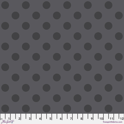 PRE - Order Tula Pink Graywork True Color - Pom Pom PWTP118.CARBON - Half Yard - October 2025 - Modern Fabric Shoppe