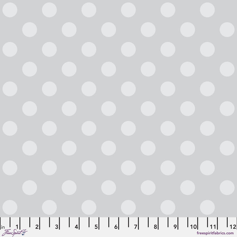 PRE - Order Tula Pink Graywork True Color - Pom Pom PWTP118.FOG - Half Yard - October 2025 - Modern Fabric Shoppe