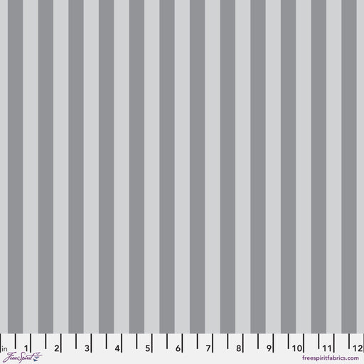 PRE - Order Tula Pink Graywork True Color - Tent Stripe PWTP069.FOG - Half Yard - October 2025 - Modern Fabric Shoppe