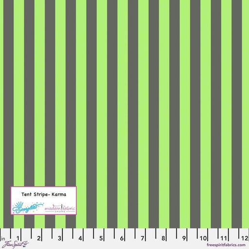 PRE-ORDER Tula Pink Neon True Colors- Tent Stripe PWTP069.KARMA- Half Yard - Modern Fabric Shoppe