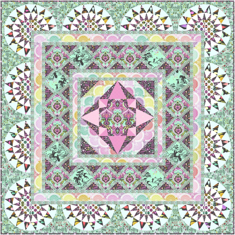 PRE - ORDER Tula Pink - Prince Charming Deja Vu - Amphibian Majestic Quilt Kit - July 2026 - Modern Fabric Shoppe