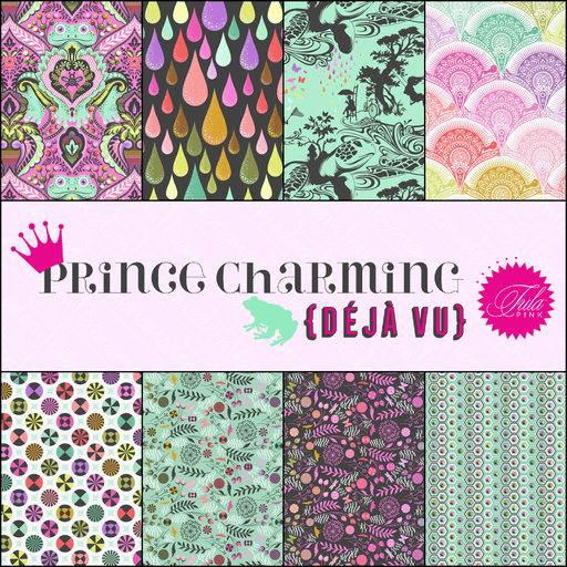 PRE - ORDER Tula Pink Prince Charming Deja Vu - Half Yard Bundle - July 2026 - Modern Fabric Shoppe