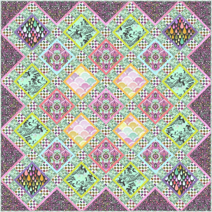 PRE - ORDER Tula Pink - Prince Charming Deja Vu - Leap Frog Quilt Kit - July 2026 - Modern Fabric Shoppe
