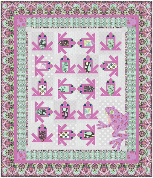 PRE - ORDER Tula Pink - Prince Charming Deja Vu - You Must Be Croaking Quilt Kit - July 2026 - Modern Fabric Shoppe