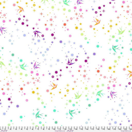 PRE-Order Tula Pink True Colors- MINKY Fairy Dust MKTP005.WHITE- Half Yard- October 2024 - Modern Fabric Shoppe