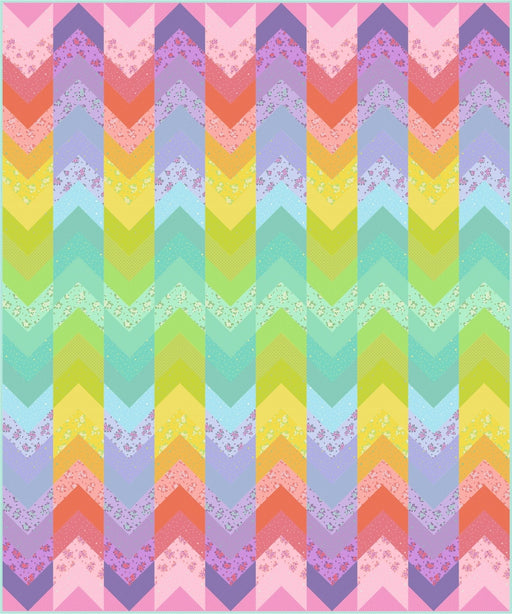 PRE - ORDER Tula Pink - True Colors - Woven Ribbons Quilt Kit - April 2025 - Modern Fabric Shoppe