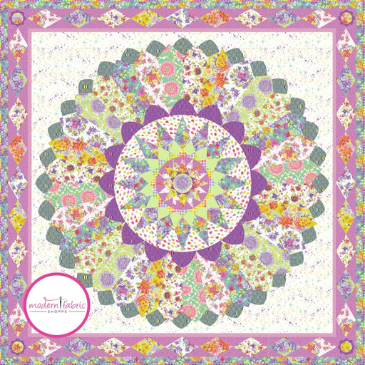 PRE-ORDER Tula Pink- Untamed- No Shrinking Violet Quilt Kit- October 2024 - Modern Fabric Shoppe