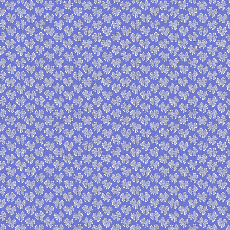 PRE-ORDER Under the Firefly Moon by Heather Bailey- Bitty Bows 91511-42 Blue - Half Yard- April 2027 - Modern Fabric Shoppe