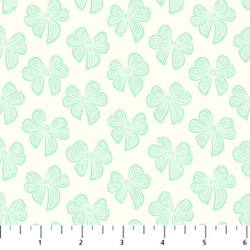 PRE-ORDER Under the Firefly Moon by Heather Bailey- Bitty Bows 91511-60 Sky - Half Yard- April 2027 - Modern Fabric Shoppe