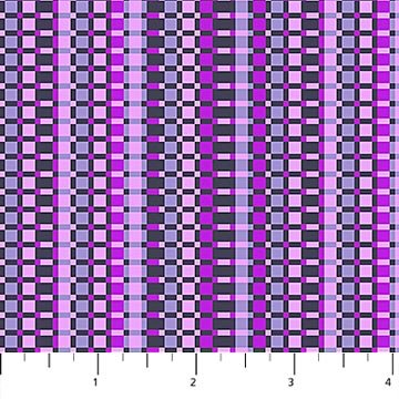 PRE-ORDER Under the Firefly Moon by Heather Bailey- Chase 91512-82 Violet - Half Yard- April 2027 - Modern Fabric Shoppe