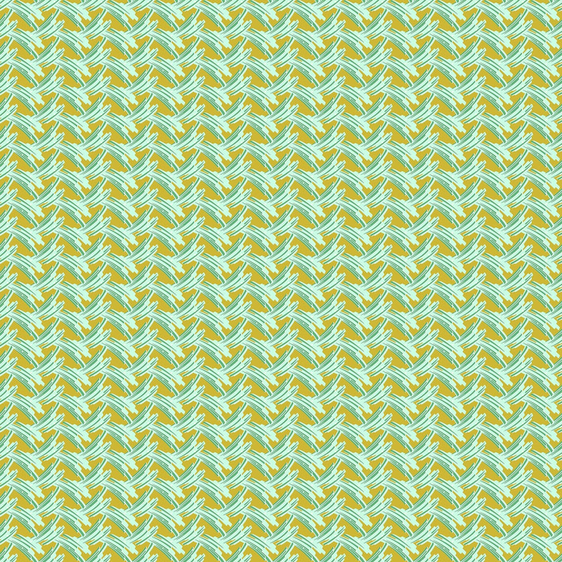 PRE-ORDER Under the Firefly Moon by Heather Bailey- Flash Tag 91514-50 Gold - Half Yard- April 2027 - Modern Fabric Shoppe