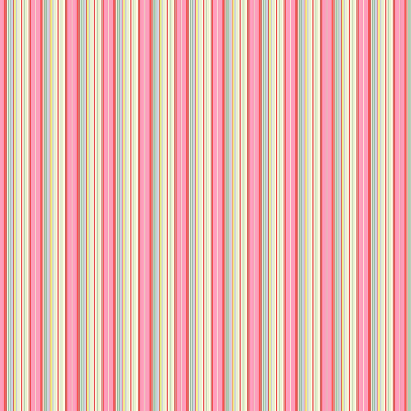 PRE-ORDER Under the Firefly Moon by Heather Bailey- Get Along 91513-22 Pink - Half Yard- April 2027 - Modern Fabric Shoppe