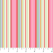 PRE-ORDER Under the Firefly Moon by Heather Bailey- Get Along 91513-22 Pink - Half Yard- April 2027 - Modern Fabric Shoppe