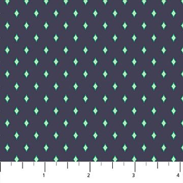 PRE-ORDER Under the Firefly Moon by Heather Bailey- Glimmer 91515-49 Midnight - Half Yard- April 2027 - Modern Fabric Shoppe