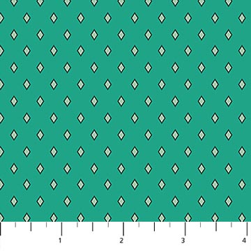 PRE-ORDER Under the Firefly Moon by Heather Bailey- Glimmer 91515-65 Teal - Half Yard- April 2027 - Modern Fabric Shoppe