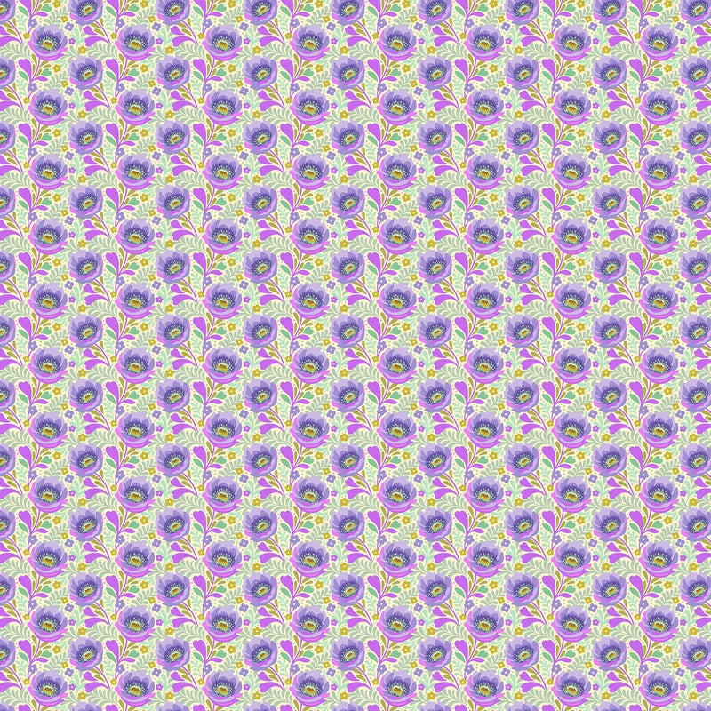 PRE-ORDER Under the Firefly Moon by Heather Bailey- Poppy 91509-11 Cream- Half Yard- April 2027 - Modern Fabric Shoppe