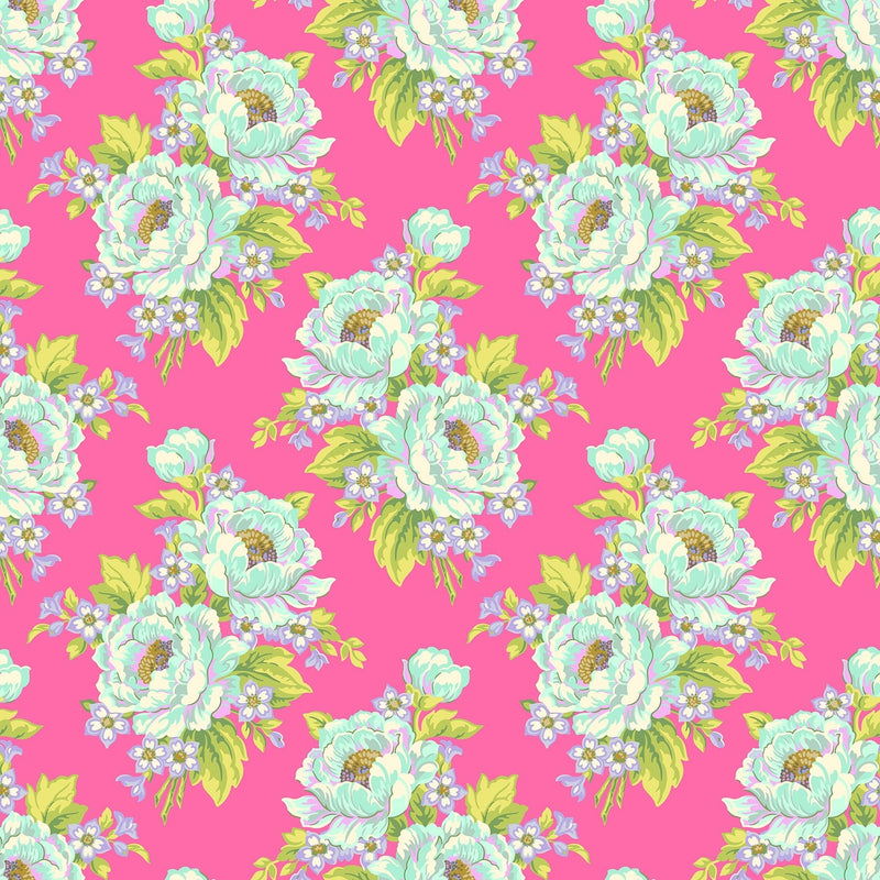PRE-ORDER Under the Firefly Moon by Heather Bailey- Sunday Bloomers 91508-20 Pink- Half Yard- April 2027 - Modern Fabric Shoppe