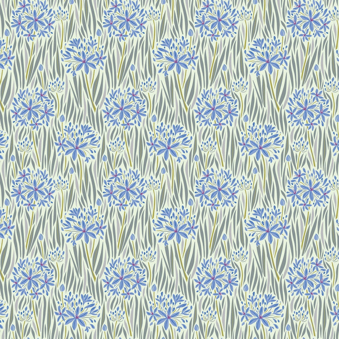 PRE - Order Wandering Eye by Kathy Doughty - Agapantha 91066 - 90 Cool - Half Yard - March 2025 - Modern Fabric Shoppe