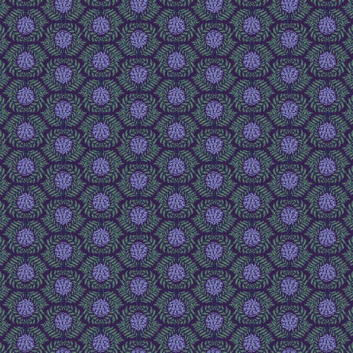 PRE - Order Wandering Eye by Kathy Doughty - Mini Jacaranda 91068 - 49 Cool - Half Yard - March 2025 - Modern Fabric Shoppe