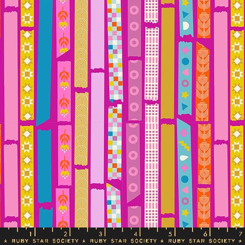 PRE - ORDER Washi Plus by Rashida Coleman Hale - Berry RS1100 12 - Half Yard - August 2025 - Modern Fabric Shoppe