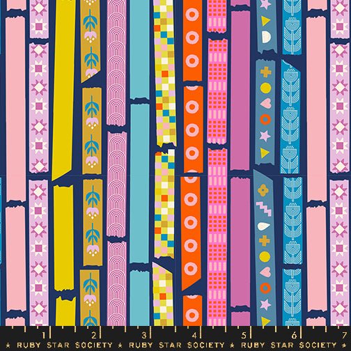 PRE - ORDER Washi Plus by Rashida Coleman Hale - Bluebell RS1100 13 - Half Yard - August 2025 - Modern Fabric Shoppe