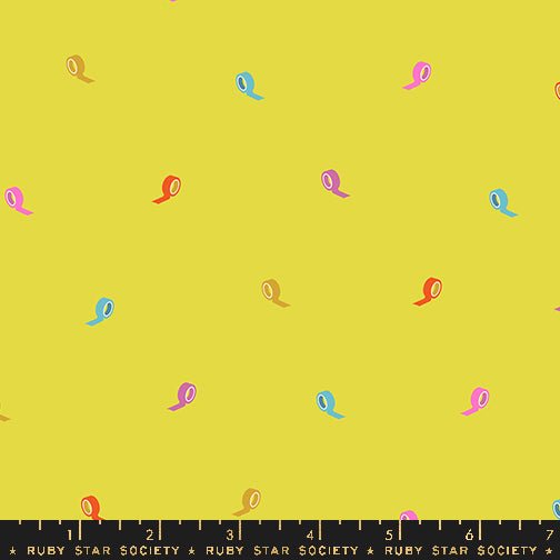 PRE - ORDER Washi Plus by Rashida Coleman Hale - Citron RS1101 15 - Half Yard - August 2025 - Modern Fabric Shoppe