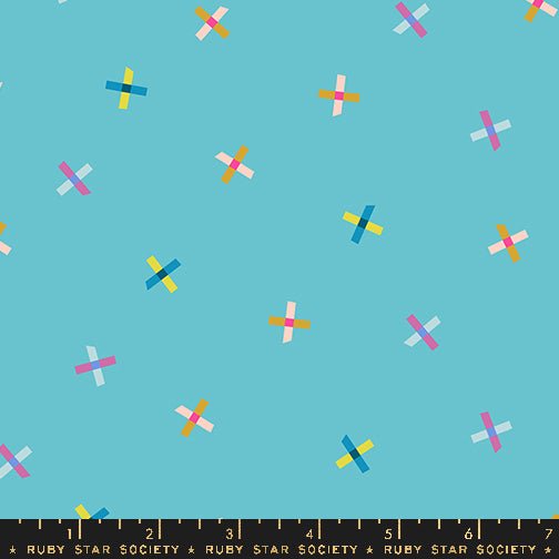 PRE - ORDER Washi Plus by Rashida Coleman Hale - Turquoise RS1103 15 - Half Yard - August 2025 - Modern Fabric Shoppe