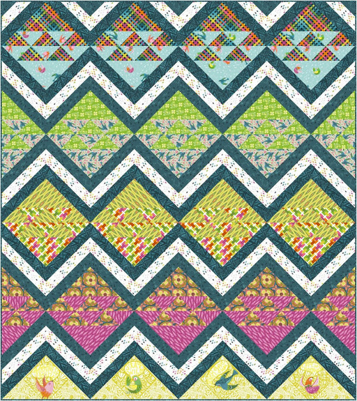 PRE - Order What a Nest Quilt Kit featuring What the Bird said by Cori Dantini - January 2026 - Modern Fabric Shoppe