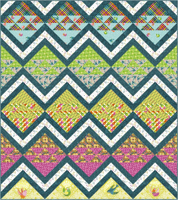 PRE - Order What a Nest Quilt Kit featuring What the Bird said by Cori Dantini - January 2026 - Modern Fabric Shoppe
