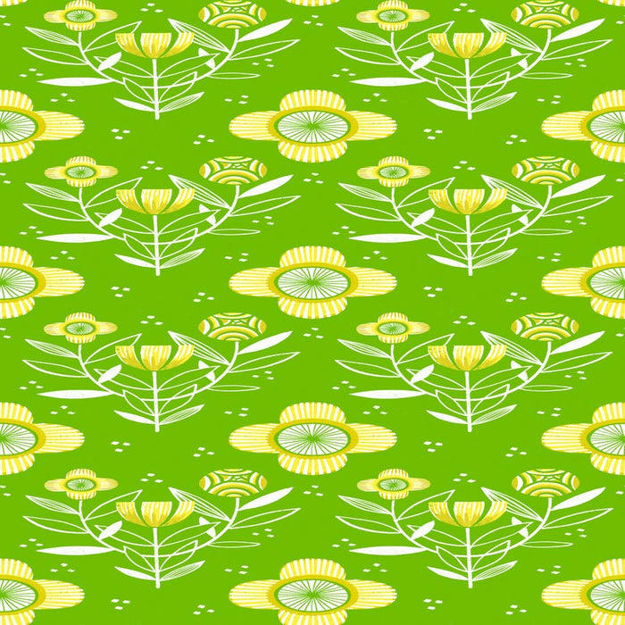 PRE - Order What the Bird said by Cori Dantini - Always Flowers PWCD151.XGREEN - Half Yard - January 2026 - Modern Fabric Shoppe