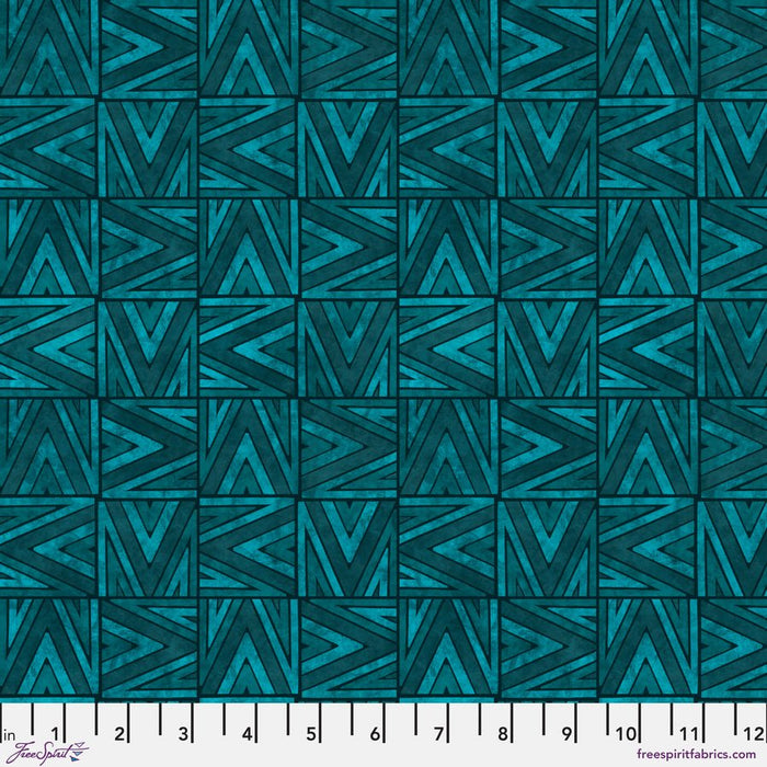 PRE - Order What the Bird said by Cori Dantini - Flight Pattern PWCD155.XDKTEAL - Half Yard - January 2026 - Modern Fabric Shoppe