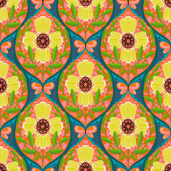 PRE - Order What the Bird said by Cori Dantini - Never Too Many PWCD161.XWHITE - Half Yard - January 2026 - Modern Fabric Shoppe