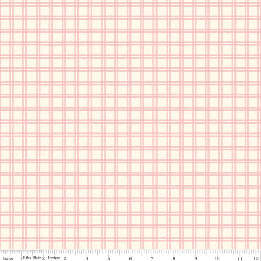 PRE - ORDER Winnie the Pooh - Baby for Riley Blake Designs - Pink Plaid C18593 PINK - Half Yard - December 2026 - Modern Fabric Shoppe