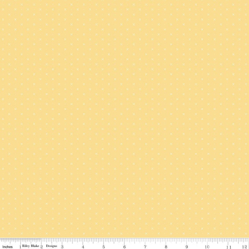 PRE - ORDER Winnie the Pooh - Baby for Riley Blake Designs - Yellow Tiny Hugs C18596 YELLOW - Half Yard - December 2026 - Modern Fabric Shoppe
